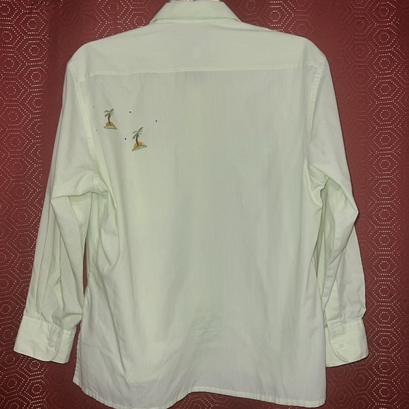 Mili Designs Palm Tree Hammock Embroidered Shirt PP - Picture 2 of 8